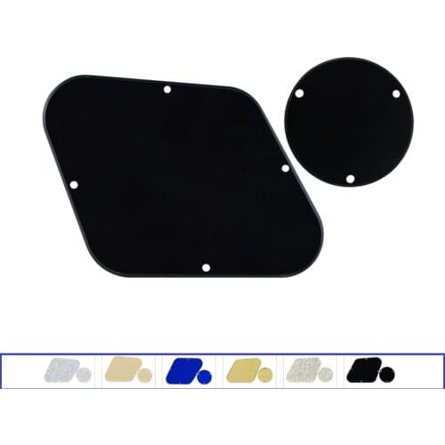 FLEOR Set of LP Guitar Back Plate & Switch Control Cavity Cover for LP Style Guitar,13 Colors Options