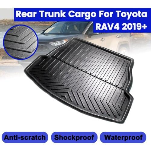 Floor Carpet Mud Protector Replacement Car Accessories For Toyota RAV4 2019+ Car Rear Trunk Boot Liner Cargo Mat Luggage Tray