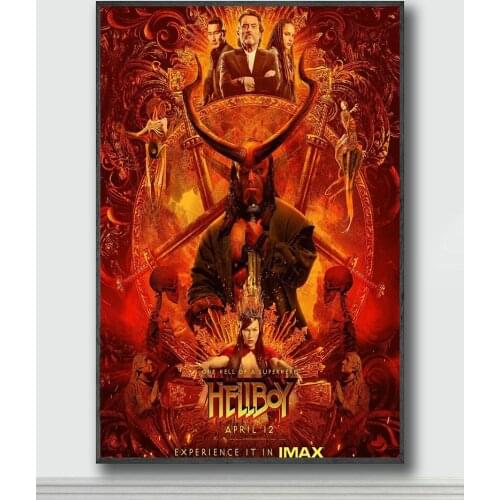 NJ197 Hellboy Movie 3 Silk Posters and Prints wall art Art Poster Home Decor