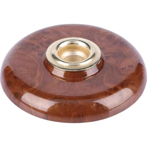 New 1pcs Cello End Pin Accessories with Metal Eye Brown Cello Non-slip Mat Pin Stopper Musical Instruments Parts & Accessories