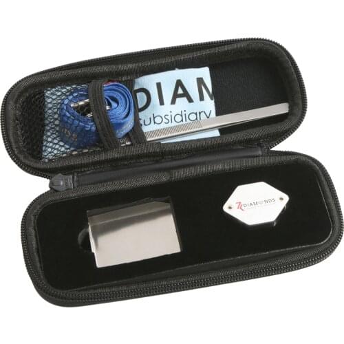 New Design Professional Gemstone Identification Compact Diamond Tool kit with Zip Case