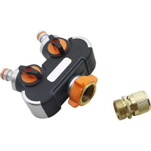 Check valve Water valve 2-way water valve pipe faucet connector agricultural tools outdoor water control valve 1 Pc