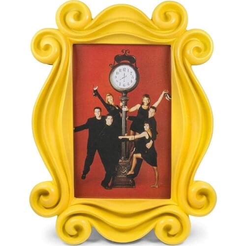 TV Series Friends Handmade Monica Door Frame Wood Yellow Mon Photo Frames Collectible Home Decor Collection Gift Rectangle