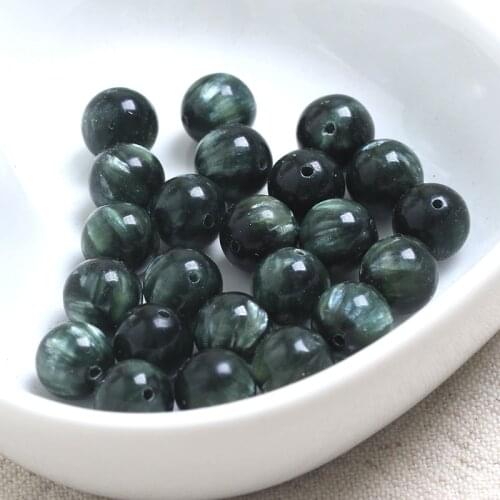 Charoite green ROUND 6/8/10/12MM for DIY jewelry making loose beads FPPJ wholesale beads nature gemstone