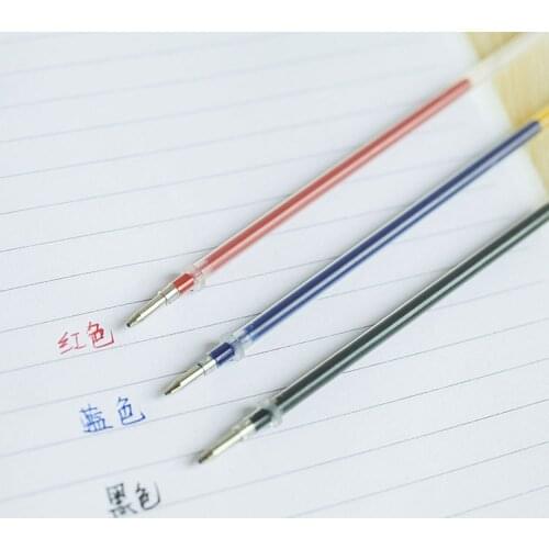 100 Pcs Bold 0.5 Bullet Neutral Refill Black Pen Refill Spot Wholesale Factory Direct Stationery for School