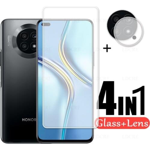 2Pcs For Honor X20 Glass Protective Transparent Tempered Screen Glass for Honor X20 Camera Lens Protector Glass For Honor X20