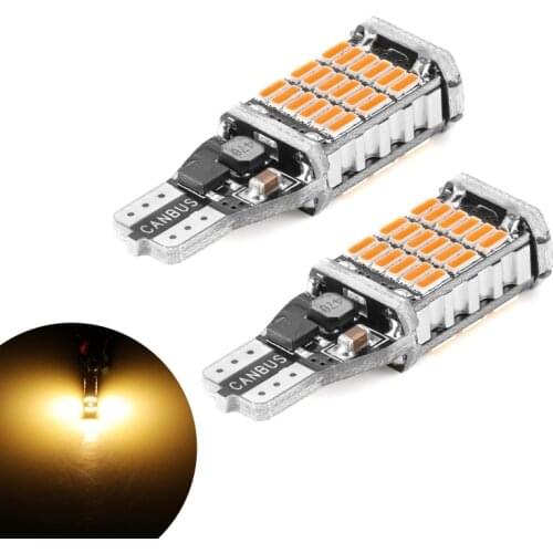 Canbus W16W T15 920 921 912 LED 4014 45 chip reversing lights parking light Reversing Turn signal lamp white red yellow no error