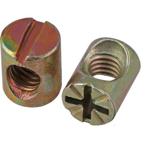 Hammer Nut, Hammer Head Nut, Furniture Nut, Two In One Connector, Pillar Nut, Hammer Nut 20PCS