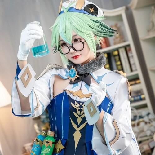 Genshin Impact Granulated Sucrose Fall Season Fischer Cosplay for Fancy Stage Performance Props