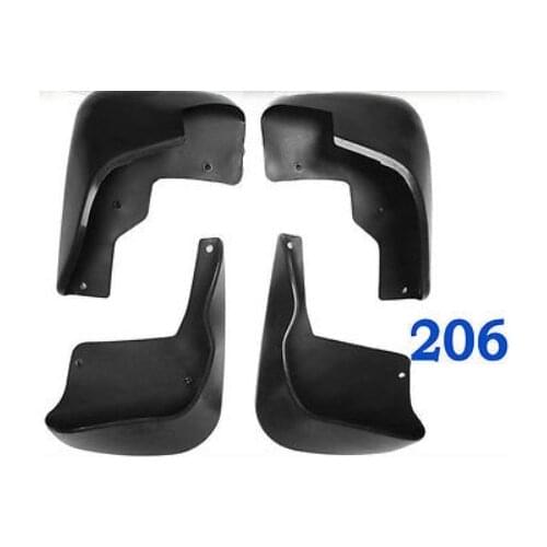 SET FIT FOR PEUGEOT 206 3DR&5DR HATCHBACK MUD FLAP FLAPS SPLASH GUARD MUDGUARD LF1