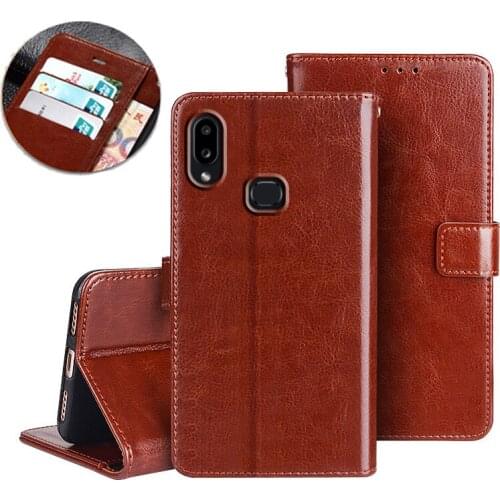 Leather flip case For samsung a10s a20 a30 a40 a50 a70 s8 s9 s10 plus note 10 pro on the sumsung s 8 9 wallet cover coque fundas
