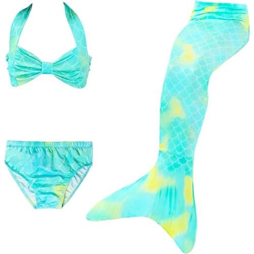 The beauty fish girl swimsuit and the baby girl dance dress