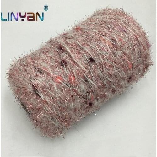 500g flash feather Knot mohair yarn for knitting Hand knitting thick woolen yarn diy Winter sweater thread coat Cape yarn ZL49