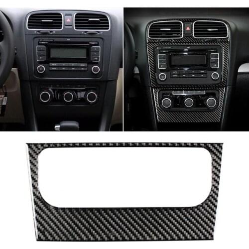 80% HOT SALES！！！Car Central Control Air Conditioning Frame Sticker for VW Golf 6 R MK6 08-12