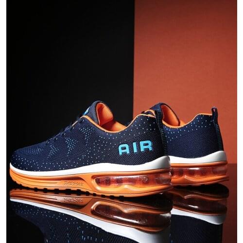 Couple Air Cushioning Running Shoes Breathable Zapatillas Hombre Casual Men Sneakers Sport Shoes Women Trainers Running Summer