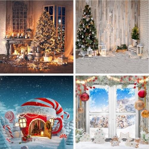 Yeele Christmas Backdrop Window Fireplace Vintage Room Baby Photography Background Photozone Vinyl Photophones For Photos Studio