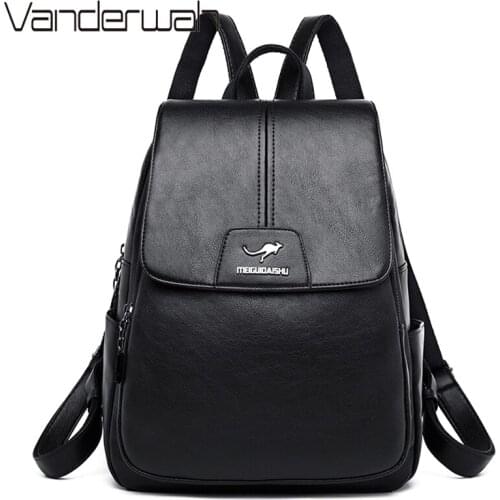 Brand Sac a Dos Femme Women Leather Backpack For Teenage Girls Letter Ladies Backpack For School Shoulder Bags For women Mochila