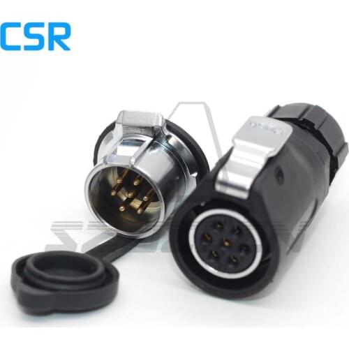 XHP20 series, 7-pin Waterproof Connector Female Plug Outdoor Automotive Cable connector