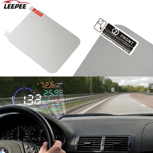 Vehicle-mounted Head Up Display System Special Film OBD II Fuel Consumption Overspeed Display reflective film Car Styling