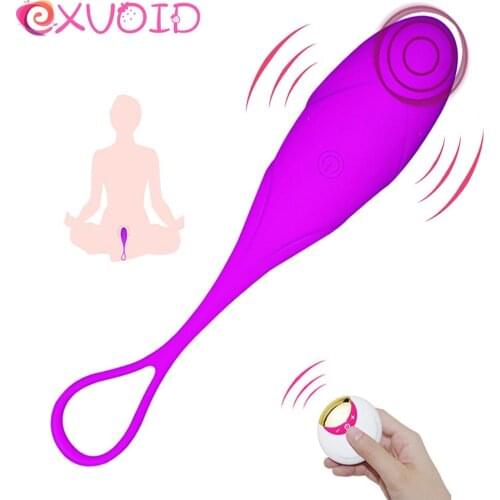 EXVOID Egg Vibrator G-Spot Massager Orgasm Remote Control Vibrator Sex toys for Women Vagina Clitoris stimulator Adult Products