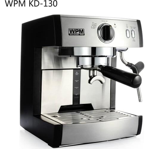 WPM KD 130 Professional single-pump semi-automatic coffee machine Small home Automatic steam frothing 58mm brewing handle, 15Bar