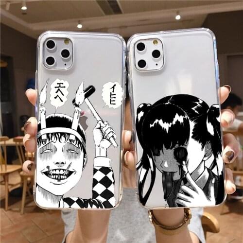 Japanese horror comic Tomie Junji Ito Silicone Soft TPU Phone Case For iPhone 12 Pro 8 7 6 6S Plus SE XR X XS MAX Coque Shell