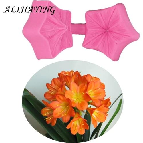 1Pcs Sugarcraft Flowers leaf Petal Cake Mold Silicone Mold Cake Decoration Tool DIY Baking Mold Cake Border Mould D1259