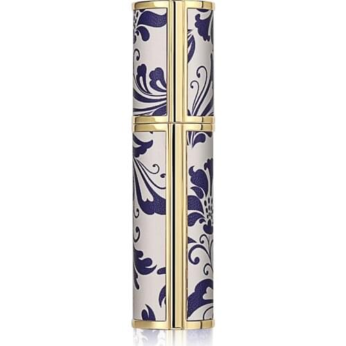 1 Pcs Retro High-grade Hardware Travel Perfume Bottling Spray Bottle Glass Bottle Bottom Filling Type Sample Empty Bottle