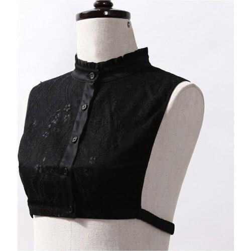 2015Top fashion pure organza fake shirt collar for women decoration Latest Design Nice Half Shirt Detachable