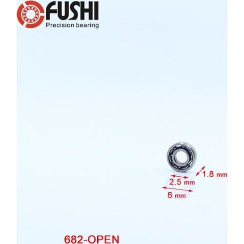 682X-OPEN Ball Bearing 2.5*6*1.8 mm 5PCS ABEC-1 Non Standard 682X Deep Groove Bearings 682 X