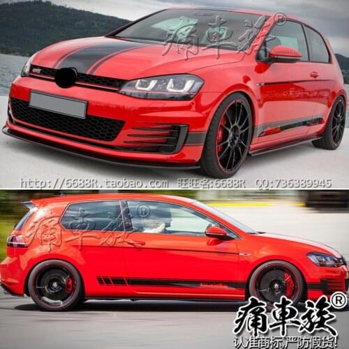 Car sticker For Scirocco body appearance decoration modified hood sticker