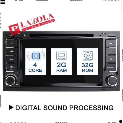 Car Multimedia player Android 9 GPS 7 Inch 2 Din Autoradio For VW/Volkswagen/Touareg 2004-2009 Canbus Wifi FM Radio USB DVR DSP