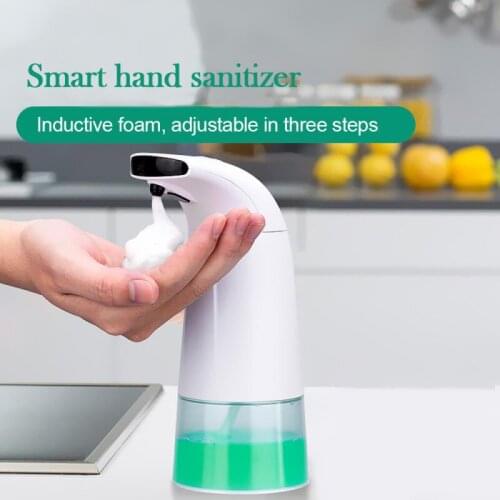 250ml Touchless Liquid Soap Dispenser Automatic Foam Soap Dispenser Infrared Sensor Dispenser for Kitchen Bathroom