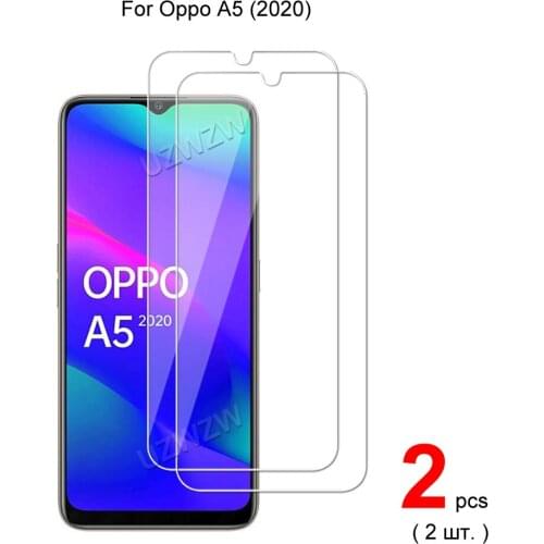 For Oppo A5 2020 Explosion Proof 2.5D 0.26mm Tempered Glass Screen Protector Protective Glass Film Guard