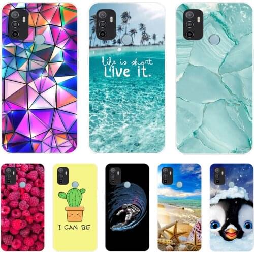 For OPPO A53 Case 2020 Silicon Soft TPU Back Phone Cover for OPPO A53S A32 OPPOA53 A 53 6.5" CPH2127 CPH2135 Case Bumper Coque