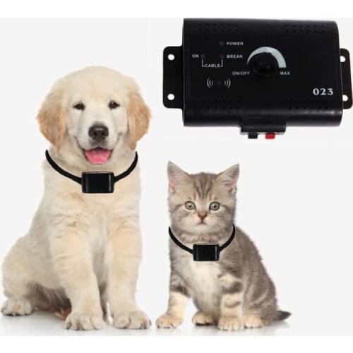 023 Safety Pet Dog Electric Fence With Waterproof Dog Electronic Training Collar Buried Electric Dog Fence Containment System