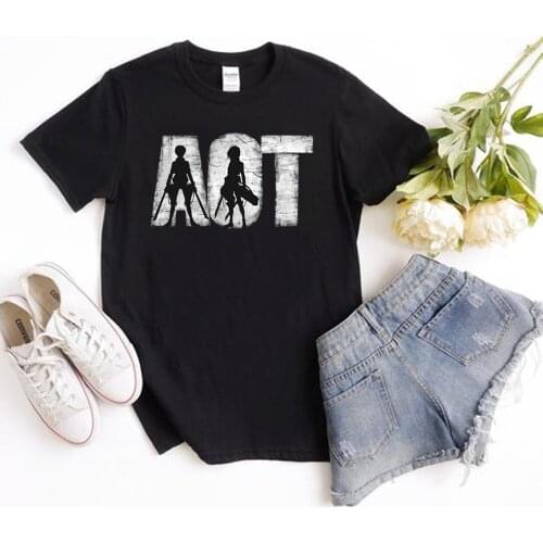 Unisex Titan Killers T-shirt Attack on Titan Shirt Vintage AoT Tees Graphic Anime Shirt Anime Lover Gift Harajuku Tops