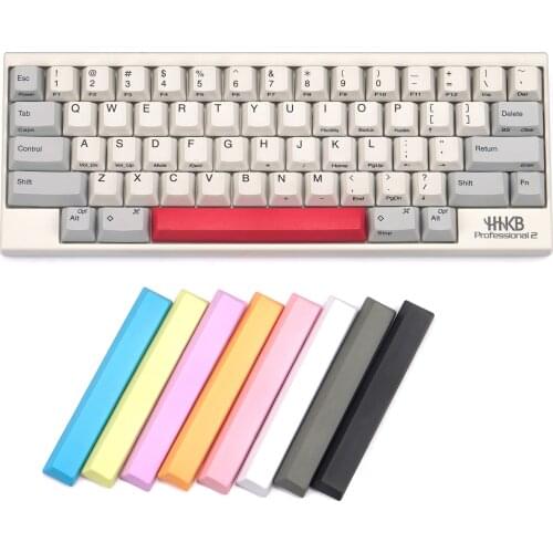 Static Capacitance Keyboard Key Cap Color Space Bar Pbt Keycaps Red Black White Key Caps