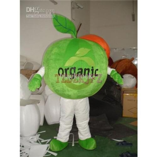 Hot selling Cute Adult cute High Quality Green Fruit Cartoon Mascot Costume Halloween costume
