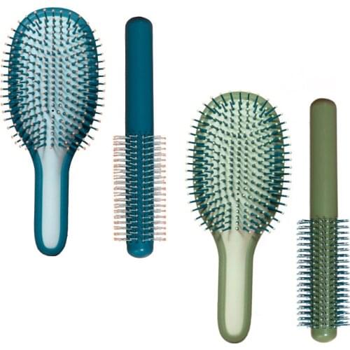 Scalp Massage Comb Anti-static Curling Comb Hair Brush Womens Hair Brush No Detangle Hairdressing Tools Home Comb Hair Styling