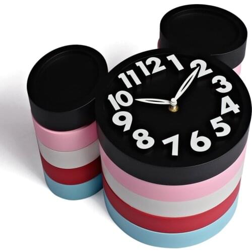 Cartoon wall clock Mickey wall clock Disney lovely creative simple silent clock wall clock modern design