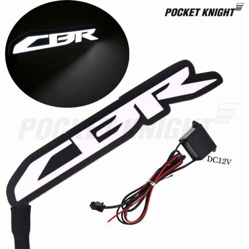 Motorcycle Fairing Kit Body Side Stickers Badge Cold Light For Honda CBR250R/300R CBR500R CBR600RR CBR900RR CBR1000RR Stickers