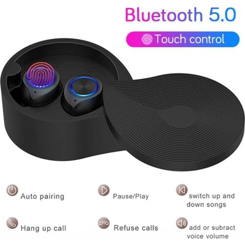 Mini Wireless Bluetooth 5.0 TWS In-Ear Earphones Earbuds with Charge Box TW70 Gaming Headset Bluetooth Headphones With Mic