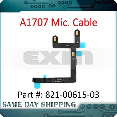 New for Macbook Pro Retina 15" A1707 Mic Microphone Flex Cable 821-00615-03 821-00615-A Late 2016 Mid 2017 Year