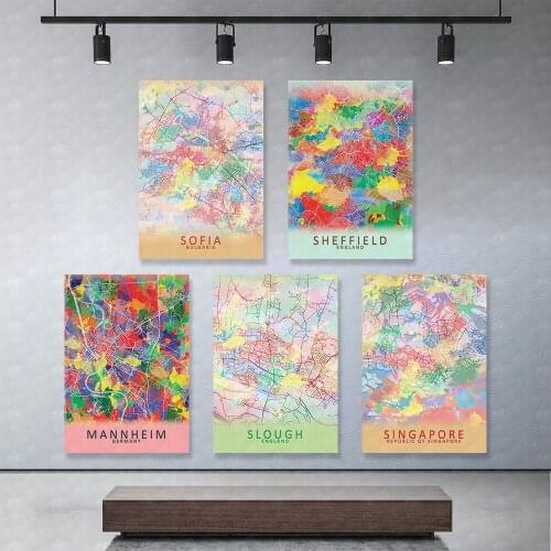 Prints Posters Home Colorful Graffiti Beautiful Decor Canvas Painting Gift Wall Artwork Modern Bedroom Cuadros Modular Pictures