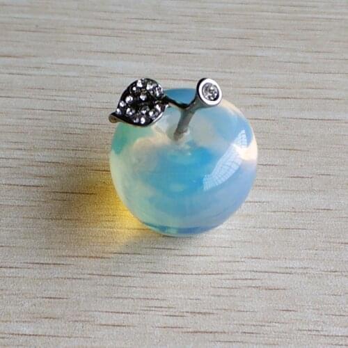 Fashion hot selling good quality opal apple shape pendants for necklace making jewelry free shipping