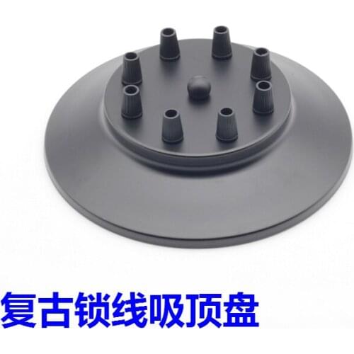 Retro restaurant chandelier ceiling plate ceiling rose disc LDE tube light lighting accessories DIY