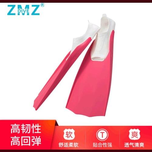 Rubber Snorkeling Diving Swimming Fins Adult Flexible Comfort Swimming Fins Submersible Foot Fins Flippers Water Sports