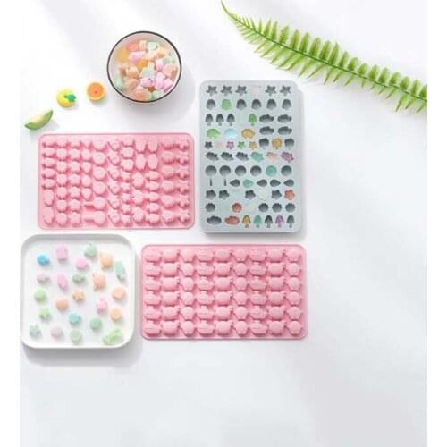 Silicone Baking Tools Cartoon Mold Fruit Jelly Mold DIY Crystal Candy Mould