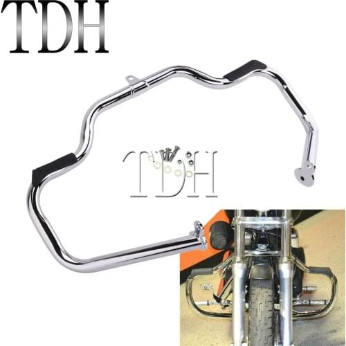 Mustache Motorcycle Crash Bar Engine Highway Guard Protector For Harley Touring Road King Electra Street Glide CVO Engine Guard